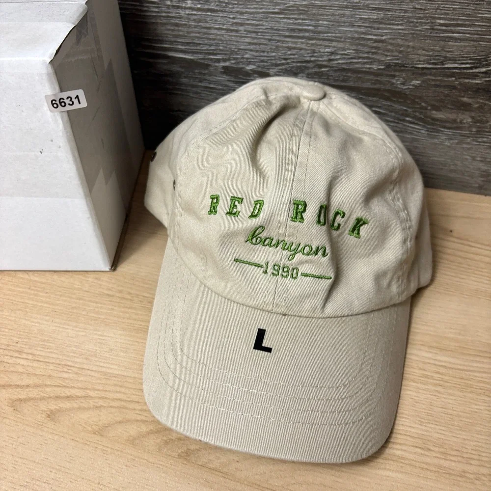 Red Rock Canyon Hat Cap Strap Back Brown Adjustable‎